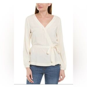 J. CREW Ivory Blouse Sz 0